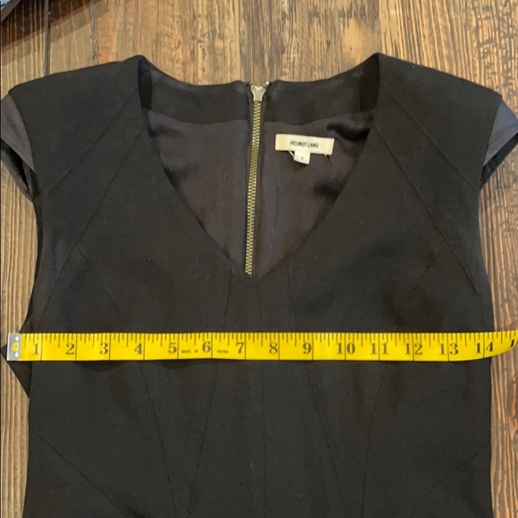 Helmut Lang Wool Shoulder Pad Dress - Picture 7 of 7